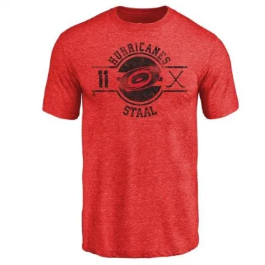 Red Men's Jordan Staal Carolina Hurricanes Insignia T-Shirt -